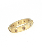 Artemis Band with Cognac Diamonds View 1
