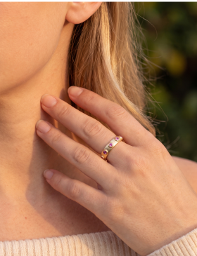 Pink Sapphire Artemis Band
