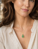 Pear Shaped Catalina Turquoise Pendant View 2