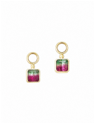 Tri-Color Tourmaline Drops View 1