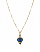 Moonstone and Sapphire Pendant View 1
