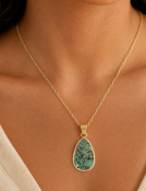 Catalina Turquoise Pendant with Zia View 2
