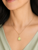 Polka Dot Opal Pendant View 2