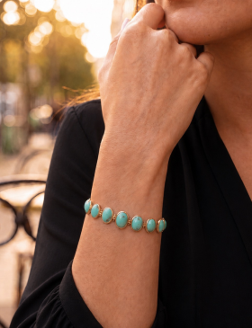 Aztec Royston Turquoise Bracelet