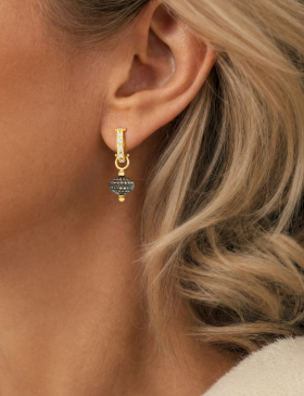 Pavé Diamond Saucer Drops