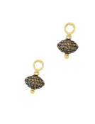 Pavé Diamond Saucer Drops View 1