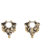 Mixed Metal Thora Drops View 1