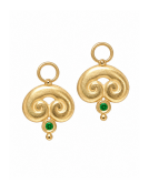 Cloud Drops with Tsavorite Garnets View 1
