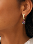 Praiba Tourmaline Drops with Rubies View 2
