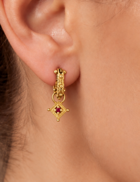 Nuevo Drops with Rubies