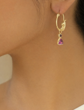 Pink Tourmaline Drops
