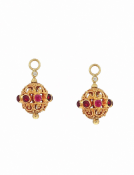 Ruby Filigree Drops View 1