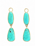 Two Tiered Turquoise Drops View 1