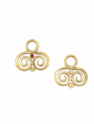 Noni Drops with Ruby and Diamonds View 1