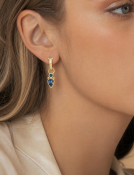 Double Moonstone Drops View 2