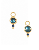 Moonstone and Sapphire Drops View 1