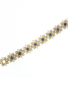 Sapphire and Diamond Bracelet View 1