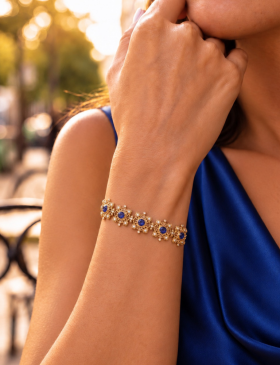 Sapphire and Diamond Bracelet