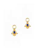 Angelfish Drops with Blue Sapphires View 1