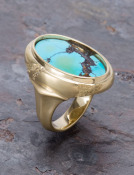 Turquoise Table Ring View 1