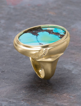 Turquoise Table Ring
