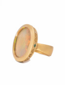 Ethiopian Opal Table Ring View 1