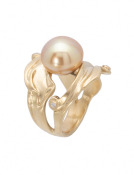 South Sea Pearl Open Ripple Ring View 1
