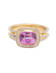 Pink Sapphire Olympia Ring View 2