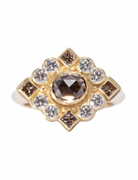 Peruvian Lily Diamond Ring