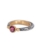 Rhodolite Garnet Lyra Ring View 1