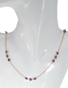 Amethyst Stations Necklace View 1