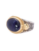 Mixed Metal Sugilite Ring View 1