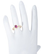 Oval Pink Sapphire Be Mine Ring View 1