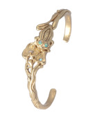 Frog and Lily Pad Cuff View 1