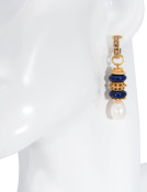 Lapis and Pearl Drops View 2