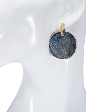 Large Blackened Steel Discs