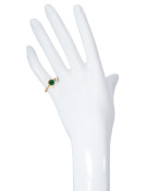 Green Garnet Ring View 1