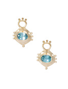 Blue Zircon Hexi Drops View 1
