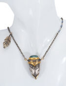 Owl Talisman Necklace View 2