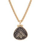 Sterling Silver and 18kt Gold Bee Amulet View 1