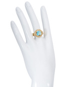 Turquoise Sunflower Ring View 1
