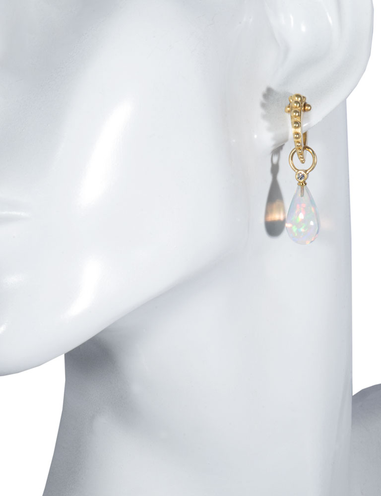 The Golden Eye Ethiopian Opal And Diamond Beaver Tails medium