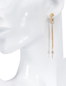 Diamond Chain Dangle Drops View 2