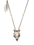 Screech Owl Skull Necklace View 1