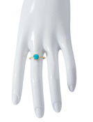 Cushion Cut Turquoise Be Mine Ring View 2