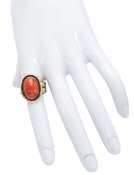 Mixed Metal Coral Ring View 2