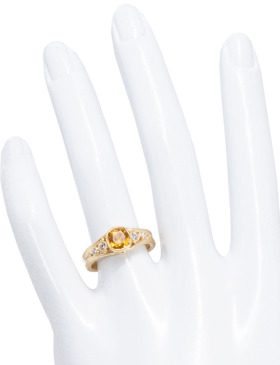 Yellow Sapphire Perugia Ring