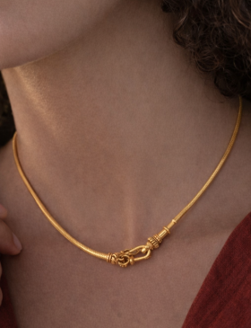 Antique Indian Woven Necklace