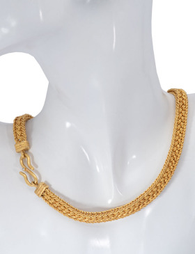 22kt Gold Thai Weave Necklace