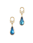 Indian Blue Flash Moonstone Majesta Drops View 1
